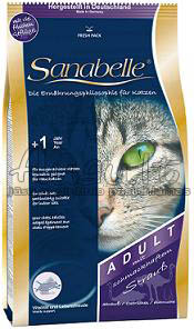 Bosch Sanabelle Adult Strauss–pašaras suaugusioms katėms, gyvenančioms namuose (Indoor) su strutiena 10 kg.